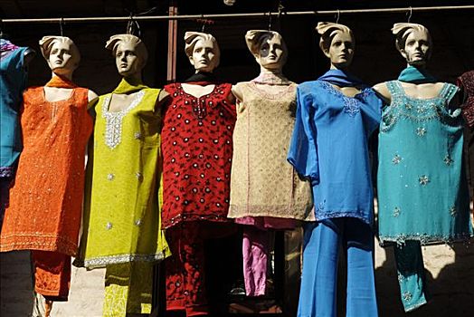 时尚,人体模型,市场,加德满都,尼泊尔