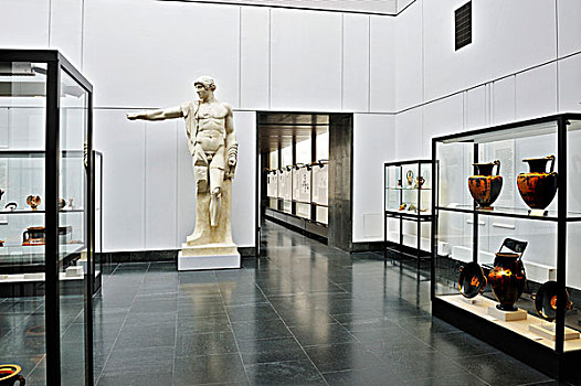 雕塑,神,阿波罗,奥林匹亚,饿,老式,收集,慕尼黑,巴伐利亚,德国,欧洲
