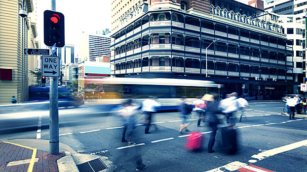 街道,布里斯班,澳大利亚