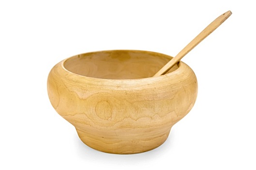 碗,木质,勺子