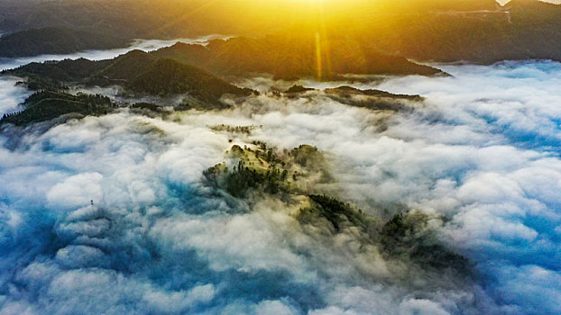 武陵山区清晨美景