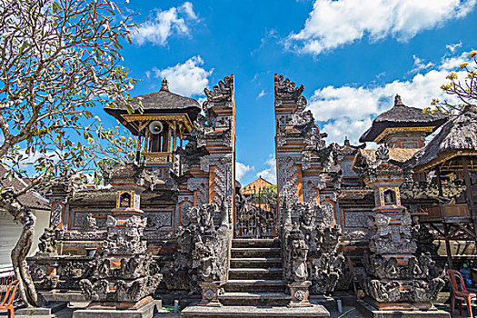 巴厘岛,传统建筑,乌布,印度尼西亚