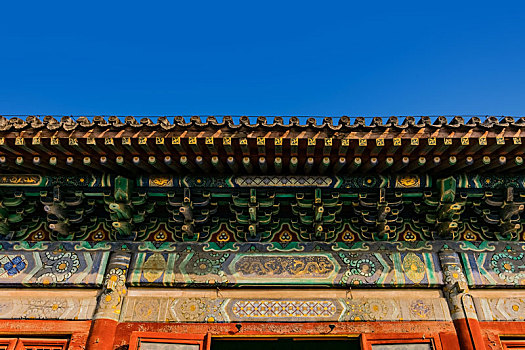 北京市白塔寺木雕户牖装饰物