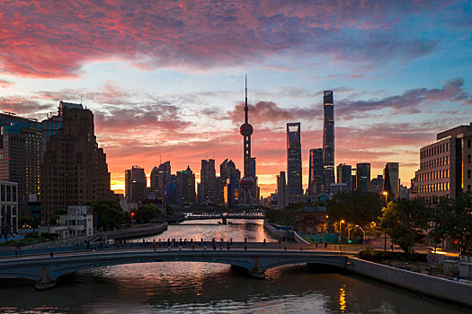 上海清晨