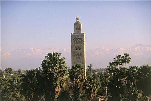 图像,玛拉喀什,库图比亚清真寺