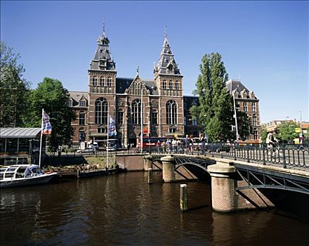 荷兰,阿姆斯特丹,荷兰国立博物馆,桥