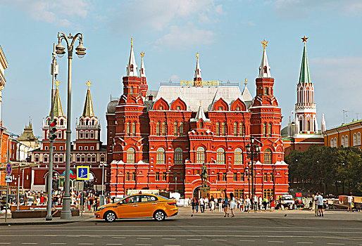 历史,博物馆,红场,莫斯科,俄罗斯,欧洲
