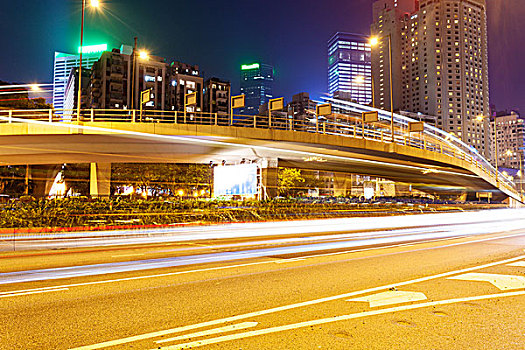 交通,模糊,动感,小路,现代,城市街道,夜晚