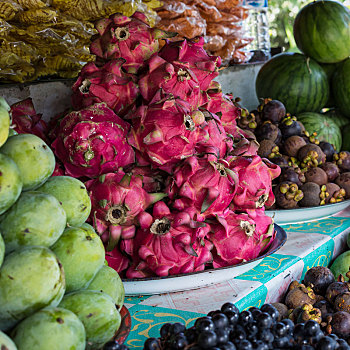 水果,市场,巴厘岛,印度尼西亚
