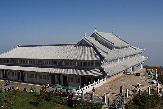 四川峨眉山金顶华藏寺银顶