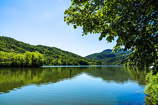 玉渡山,湖,水面