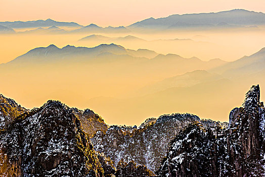 黄山云海风光