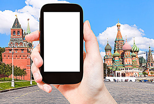 智能手机,下降,莫斯科