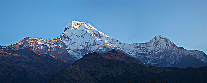 山脉,安娜普纳,安娜普纳保护区,喜马拉雅山,尼泊尔
