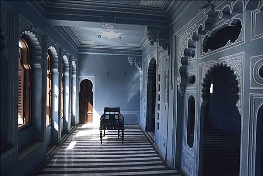 印度,乌代浦尔,城市宫殿