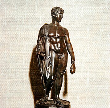 水银,赫耳墨斯,拿着,包,好运,罗马人,一世纪,艺术家,未知