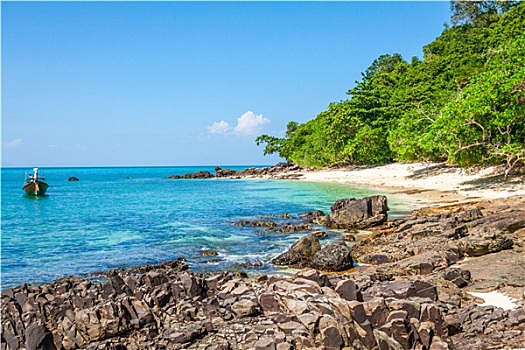 竹子,岛屿,一个,安达曼海,靠近,泰国