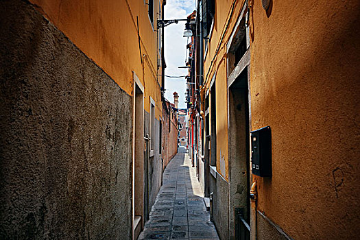 小路,风景,古建筑,威尼斯,意大利
