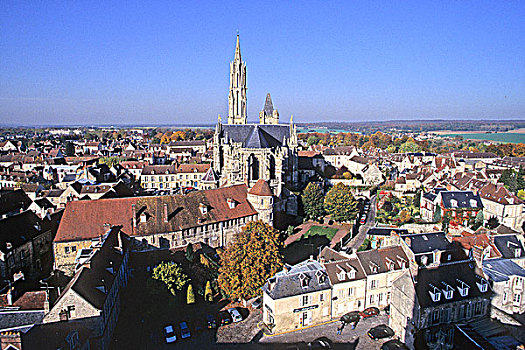 法国,巴黎圣母院,大教堂,中世纪城市