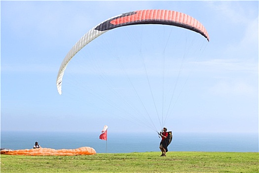 滑伞运动,米拉佛劳厄斯,利马,秘鲁