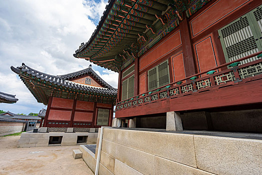 韩国首尔景福宫宫殿景观