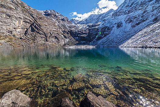 高原海子高山湖泊