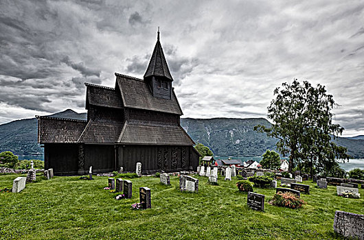 乌尔内斯,教堂,欧洲,挪威