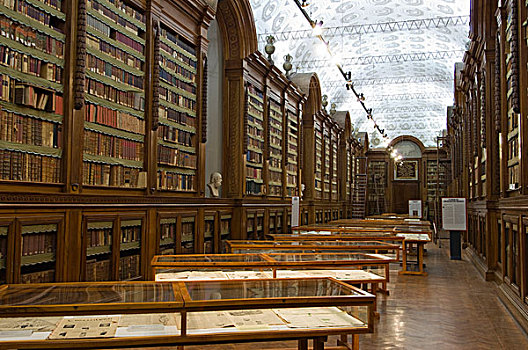 图书馆,艾米利亚-罗马涅大区,意大利,欧洲