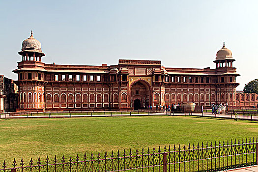宫殿,红堡,要塞,阿格拉,北方邦,印度,亚洲