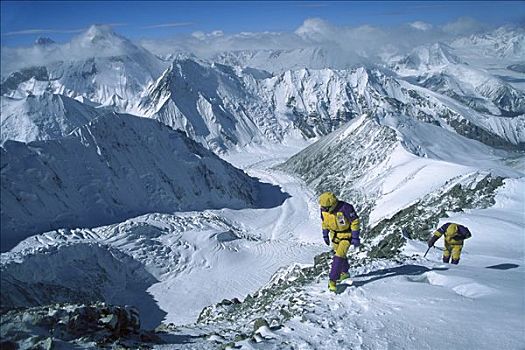 攀登者,西部,后面,喀喇昆仑