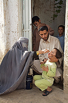 健康,工作,孩子,户外,家,南方,城市,坎大哈,阿富汗,六月,2007年