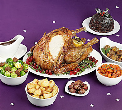 圣诞节,土耳其,餐饭