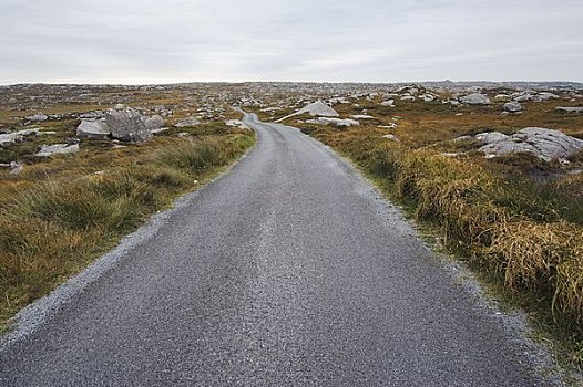 道路,岩石,地点,戈尔韦郡,爱尔兰