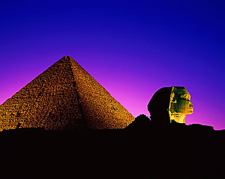 金字塔,基奥普斯,吉萨金字塔,开罗,埃及