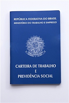 巴西,工作,文件,社会保障
