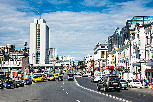 街道,符拉迪沃斯托克,俄罗斯