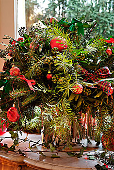 圣诞节,植物,装饰