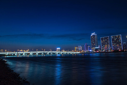 吉林大桥城市夜景