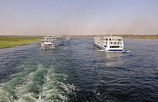游船,度假,尼罗河,埃及