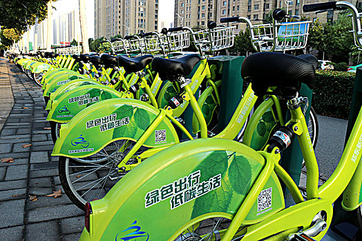 河南郑州郑东新区公共自行车投入运营