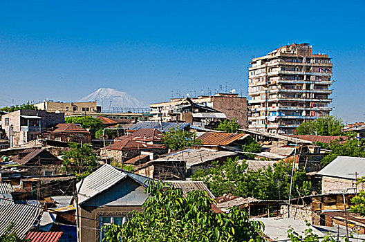 埃里温,远景,亚美尼亚,中东