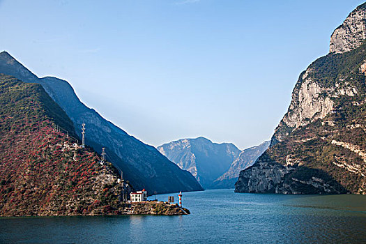 长江三峡巫峡峡谷