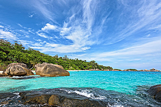 夏天,海洋,泰国