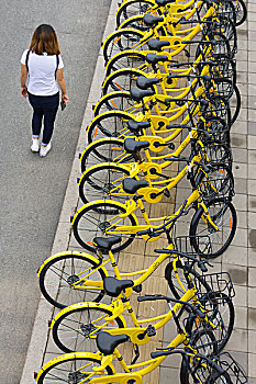 北京街头的共享单车