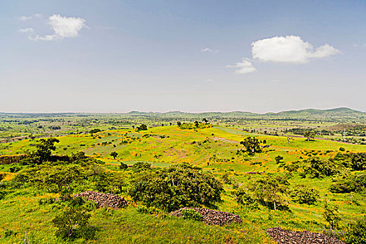 风景,贡德尔,湖,埃塞俄比亚