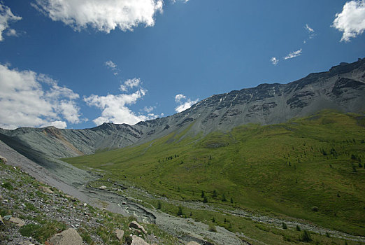 山景,高地,山峰,峡谷,山谷,石头,斜坡