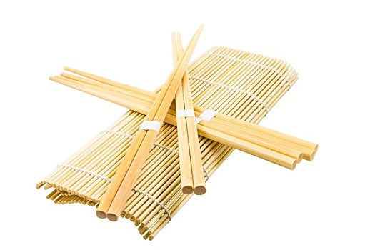 木质,筷子,躺着,地毯,寿司