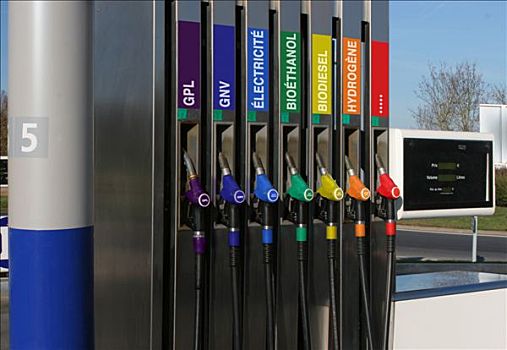 加油站,泵,生态,燃料,电,生物柴油