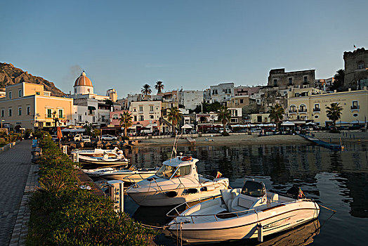 摩托艇,停泊,码头,伊斯基亚,岛屿,坎帕尼亚区,意大利