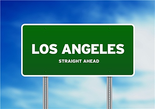 洛杉矶,公路,标识
